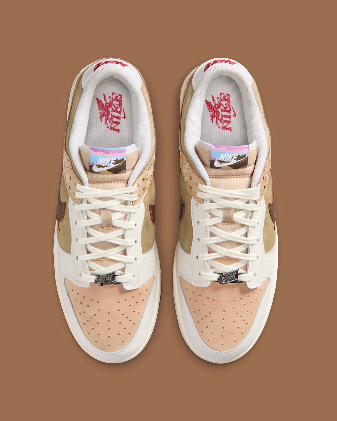 Nike SB Dunk Low SE "LNY" Patterned low Sneakers - Image 6
