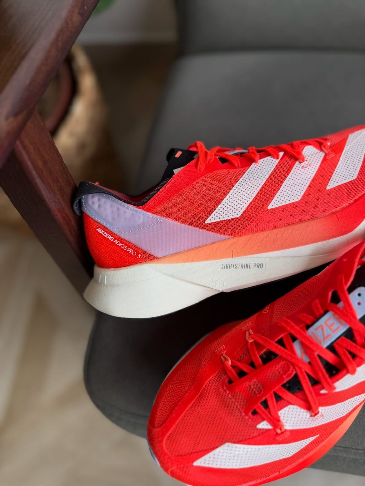 Adidas Adizero Adios Pro 3 Solar Red - Image 6