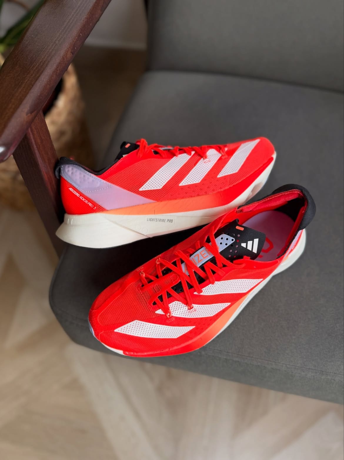 Adidas Adizero Adios Pro 3 Solar Red - Image 2
