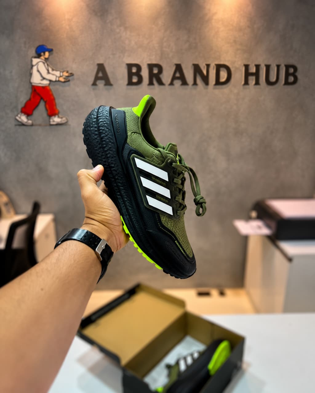 Adidas Ultra boost Clod RDY Olive Green Running Shoes - Image 7