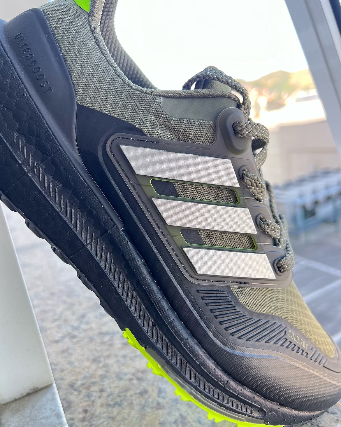 Adidas Ultra boost Clod RDY Olive Green Running Shoes - Image 3