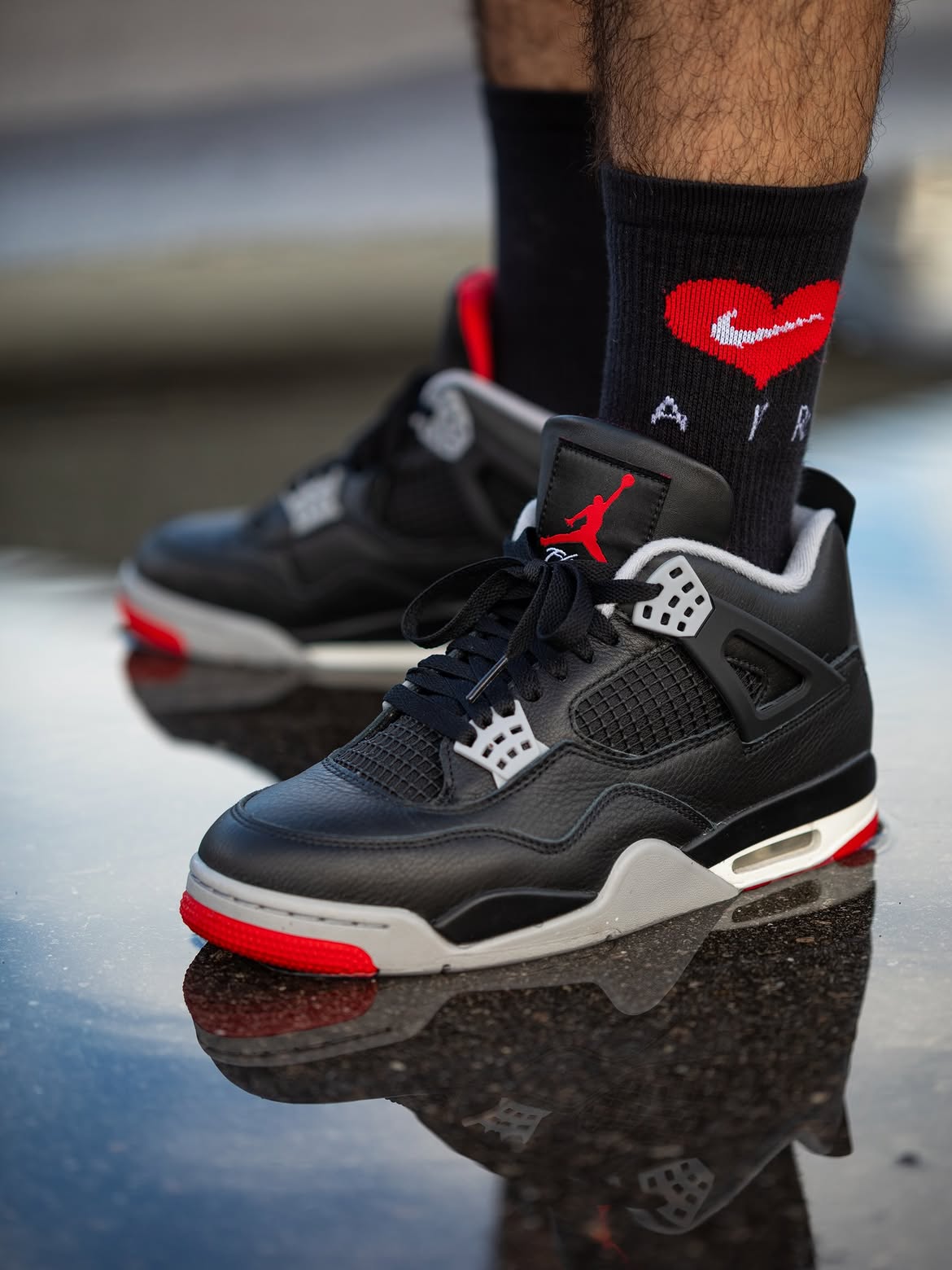 Air Jordan 4 Retro Bred Men's Sneaker - Image 6