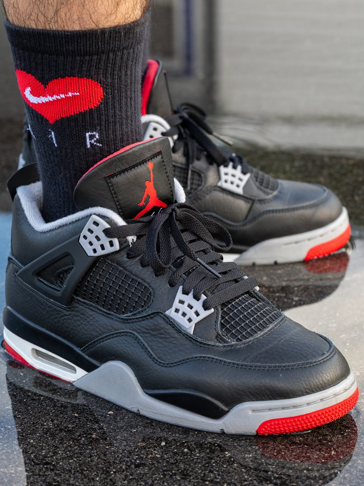 Air Jordan 4 Retro Bred Men's Sneaker - Image 9