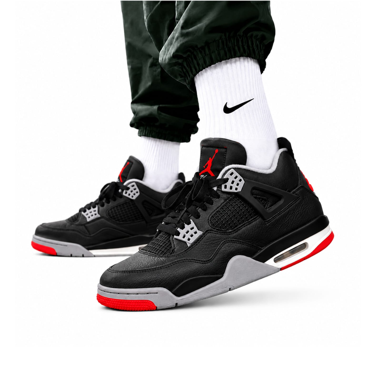 Air Jordan 4 Retro Bred Men's Sneaker