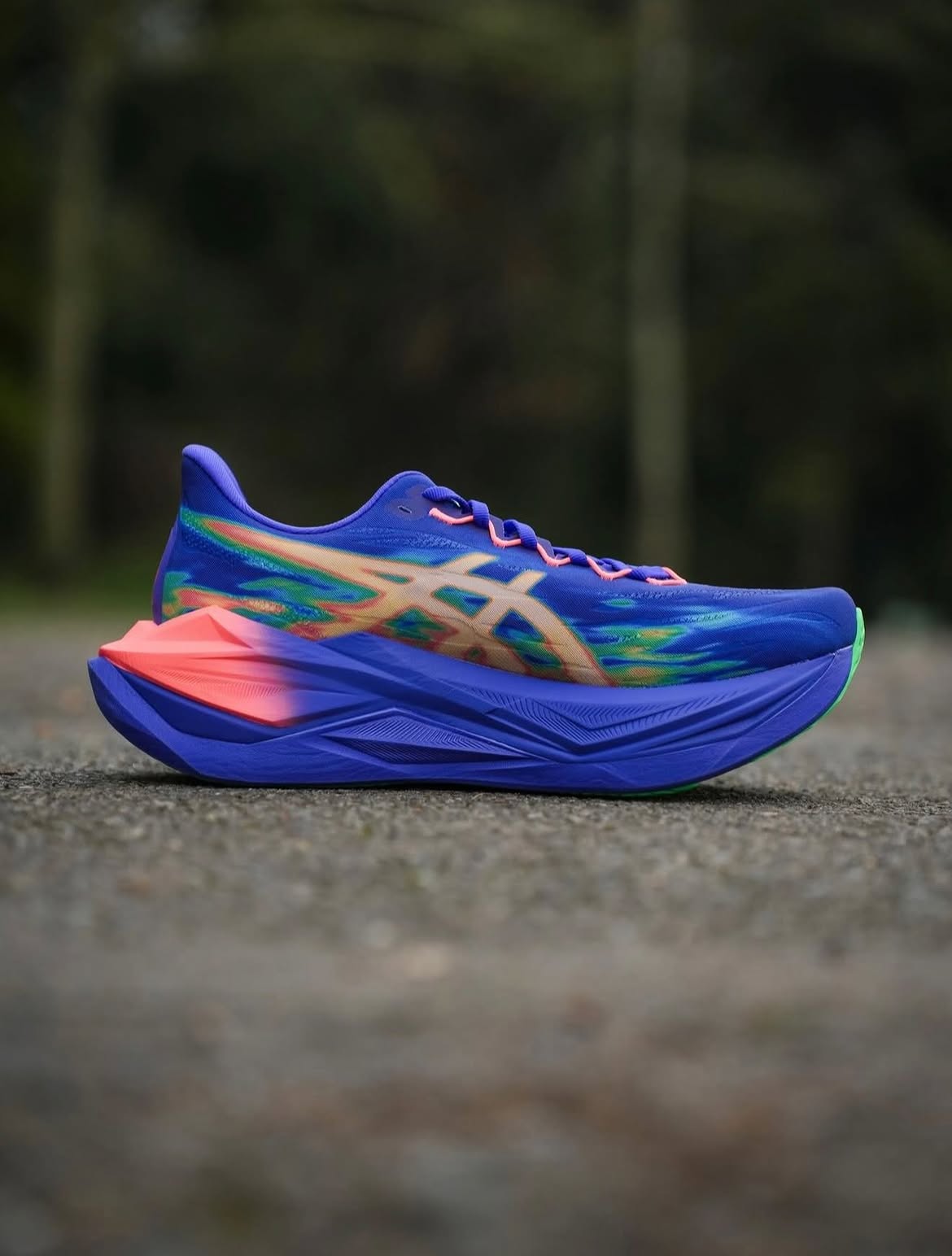 Asics Superblast 3 Blue Light Orange Running shoes - Image 8