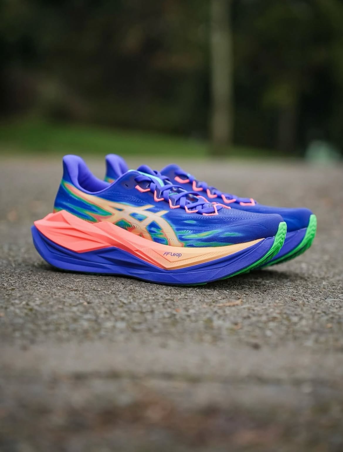 Asics Superblast 3 Blue Light Orange Running shoes - Image 7