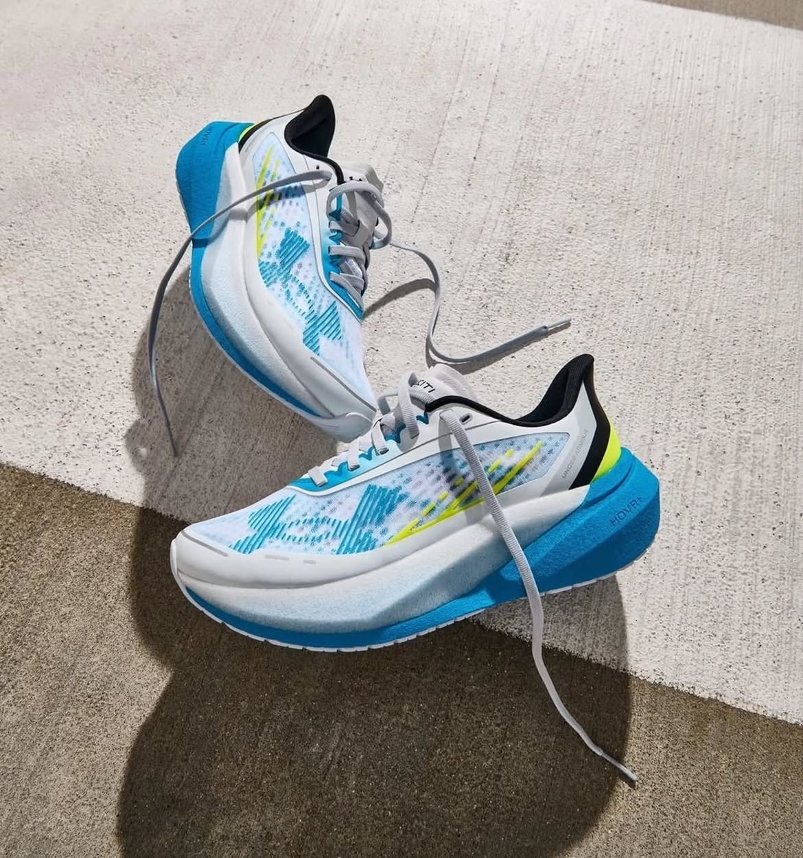 Under Armour Velociti Distance Off-White Blue Running shoes - Image 6