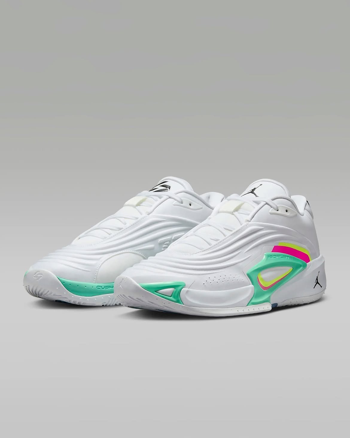 Jordan Luka 3 “Photo Finish” White/Volt Glow/Green Glow/Black – Stylish Basketball Sneakers - Image 7