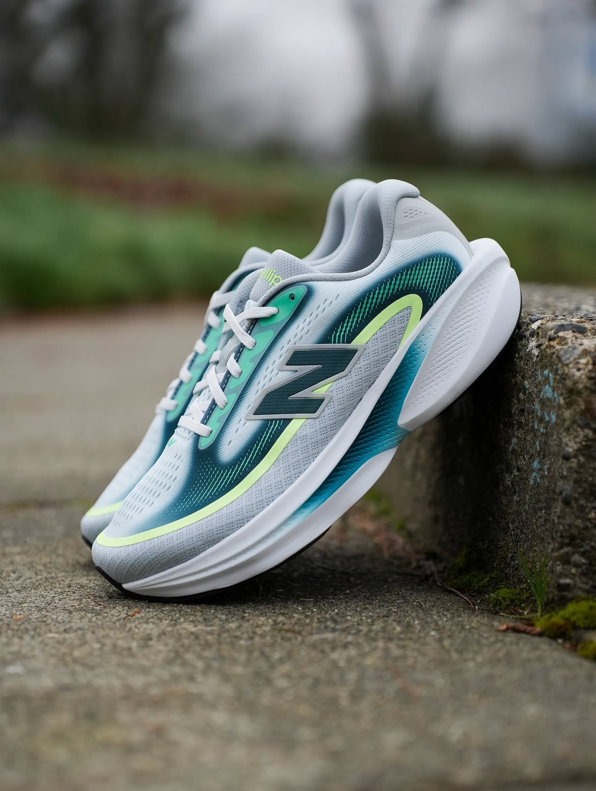 New Balance Ellipse V1 Sneakers – Glint Blue & Medusa Green - Image 3
