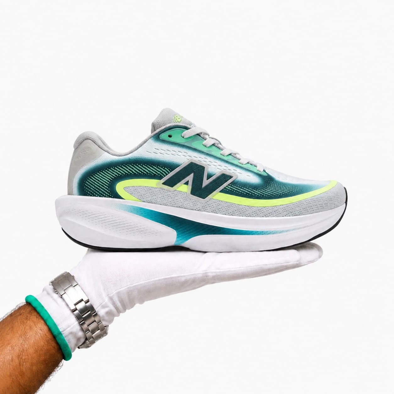 New Balance Ellipse V1 Sneakers – Glint Blue & Medusa Green