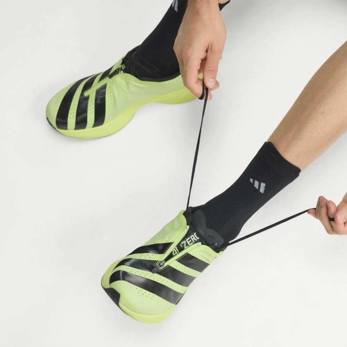 Adidas Adizero Evo Sl Zip Green Performance Running Shoe - Image 4