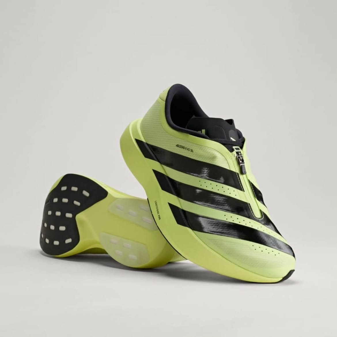 Adidas Adizero Evo Sl Zip Green Performance Running Shoe